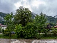 Schäumende Prien Wellen